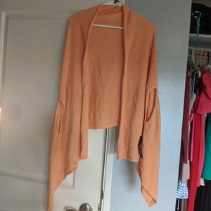 Nic + Zoe tangerine cardigan shawl